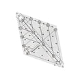 thumbnail image 3 of 60 Degrés Diamant Quilting Modèle Patchwork Couture Règle Clair pour Courtepointe Moyen, 3 of 8