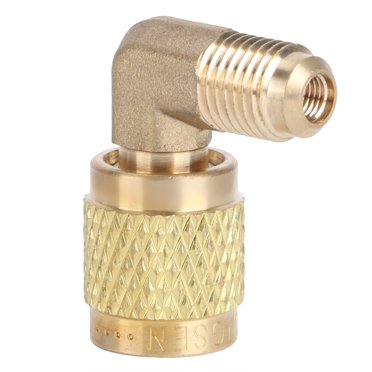 R410 Adapter, Brass Material Wear-Resistant Exquisite Workmanship Long Service Life Air-Conditioner Adapter, For Refrigeration Air Conditioning