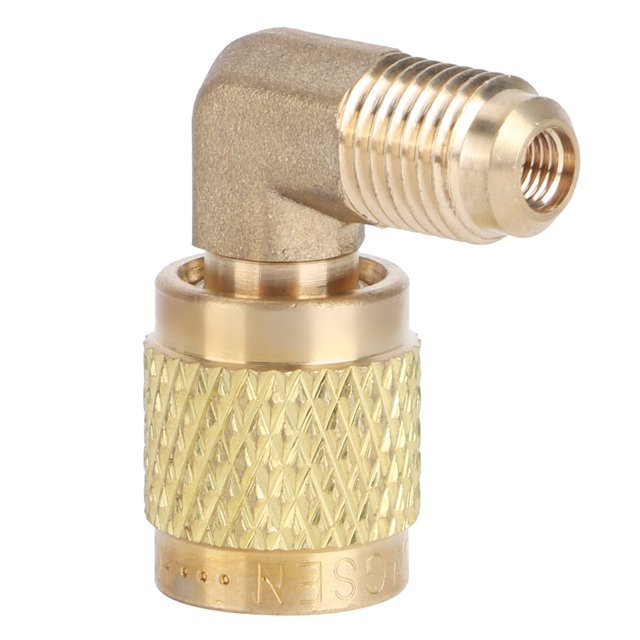 R410 Adapter, Brass Material Wear-Resistant Exquisite Workmanship Long Service Life Air-Conditioner Adapter, For Refrigeration Air Conditioning