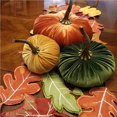 thumbnail image 2 of Flocking Artificial Pumpkin Fake Foam Pumpkin Artificial Pumpkin for Fall Autumn Halloween Decor, 2 of 9