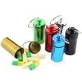 thumbnail image 4 of Hi,Fancy Porte-Pilules Étanche Porte-Clés Contenant Bouteille de Médicaments en Alliage d'Aluminium, 4 of 9