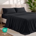 thumbnail image 4 of Bare Home Premium 1800 Collection 4-Piece Bed Sheet Set, Queen, Black, 4 of 10