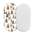 thumbnail image 1 of EIGTHTAIL Bassinet Sheet Set 2 Pack Fitted Bassinet Sheets for Baby Boy  Universal Microfiber Soft Cradle Sheets for Oval Rectangle and Hourglass Bassinet Mattress, 1 of 5
