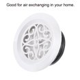 thumbnail image 4 of Unique Bargains 6 Inch Adjustable Pattern Screen Grille Cover Louver Round Air Vent 2 Pack, 4 of 5