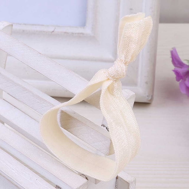 Hair Ring Seamless High Elasticity Knotted Adjustable Ponytail Holder Universal Colorful Hairs Rope Scrunchies Accessories Multi Color Beige