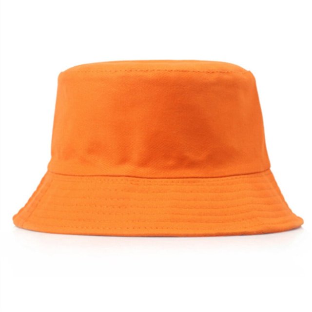 All Seasons Bucket Hat Exquisite Fishermen Caps Stylish Headwear Fashion Accessory with Solid Color for Outing Travel Wearing Yellow