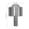 thumbnail image 2 of High Precision Threaded Ball Transfer Bearing Caster Roller For Industrial Machinery Heavy Duty Ball Bearing Roller Rolling Ball Transfer, 2 of 8