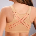 thumbnail image 4 of UPPADA Full Coverage Plus Size Bra Convenient Front Button Bras Cool Liftup Bra Super Gather Wireless Push-Up Bra Lifting Bras Breathable Underwear Bra, 4 of 6