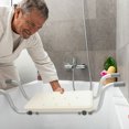 thumbnail image 4 of Tabouret de Bain, Antidérapant Style Élégant Gain de Place Angle Réglable Chaise de Douche pour Hôtel, 4 of 7