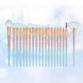 thumbnail image 2 of UPGRATOR Detail Eyeshadow Brushes 20Pack With Shaped Handle For Professional Makeup Techniques, 2 of 6