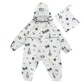 thumbnail image 1 of PMVFHDE Habit de Pluie Enfants Imperméable Imperméable pour Enfants, Imperméable, Manteau Imperméable pour Filles, à Capuche Imperméable, Intégré Imperméable, Imperméable d'Extérieur Réutilisable Blanc, 4-5 Ans, 1 of 6