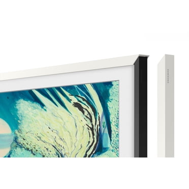 Samsung 55-inch The Frame Customizable Bezel Modern White (VG-SCFA55WTBZA, 2021 Model)