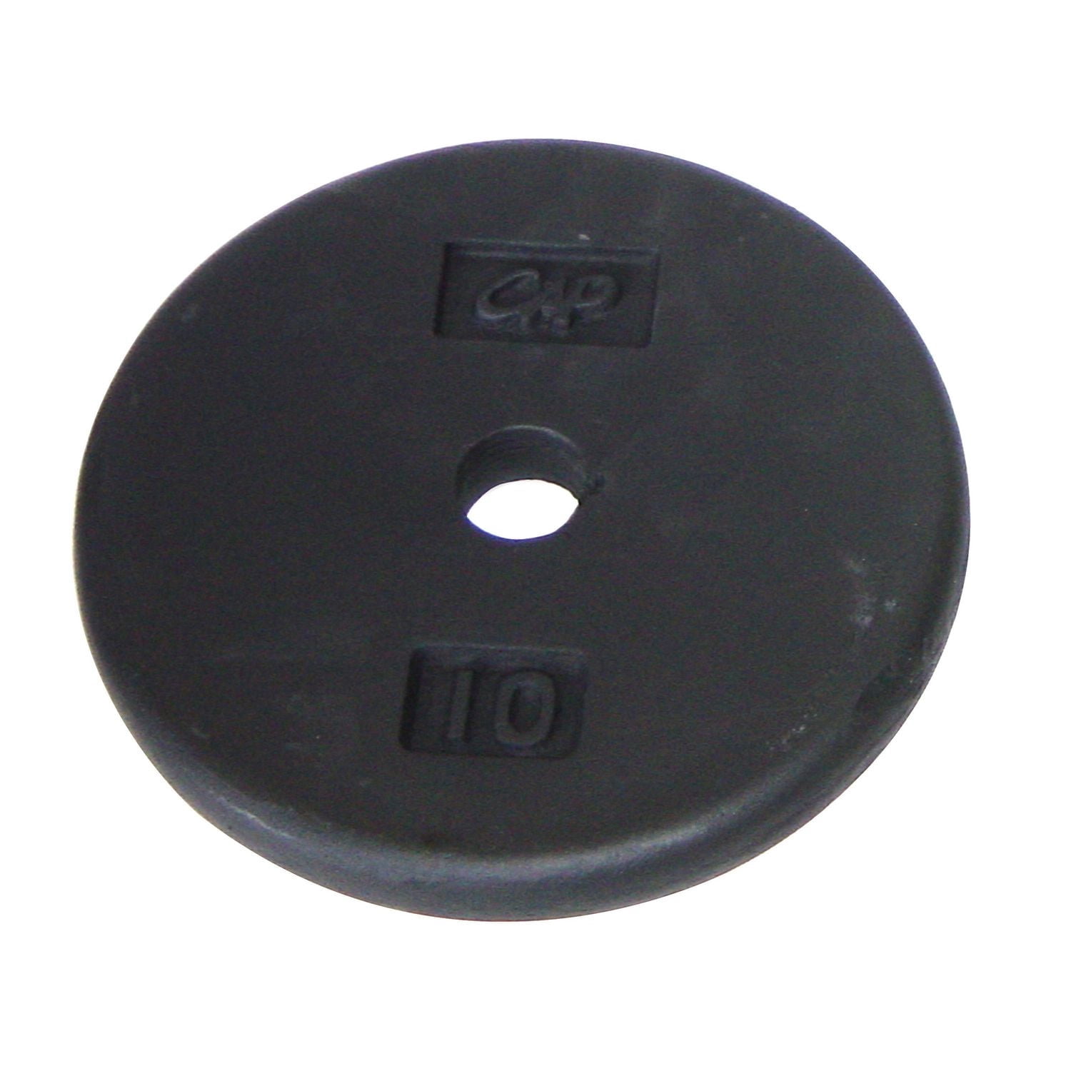 CAP Barbell 1-Inch Cast Iron Weight Plate, Black, Single, 12.5 lb