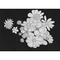 thumbnail image 1 of Ahgly Company Machine Washable Indoor Rectangle Transitional Night Black Area Rugs, 2' x 4', 1 of 7