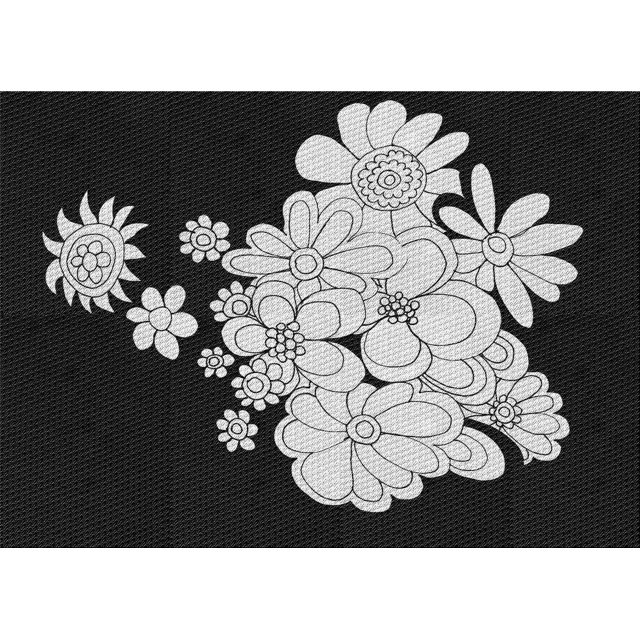 Ahgly Company Machine Washable Indoor Rectangle Transitional Night Black Area Rugs, 2' x 4'