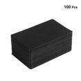 thumbnail image 2 of MIANGASTORE Blank Flash Cards, Cards 100pcs DIY Paper Message Note Business Cards Vocabulary Word for Home Office Black, 2 of 6