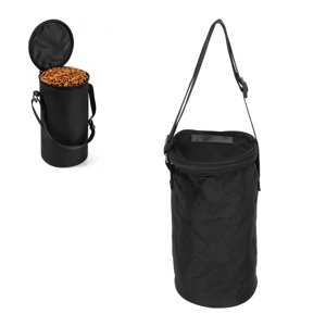 Sac de soins pour chiens, ceinture réglable Portable Dog Training Treat Pouch with Zippered Cover Sac de stockage de nourriture pour chats de grande capacité pour le camping de randonnée RV Voyages