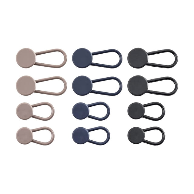 Riforla 12 PCS Pants Waist Button Extender Jeans Button Extender Soft Fashion Casual Extended Button Button Buttons