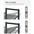 thumbnail image 2 of Songmics Home - 8-Tier Metal Shoe Rack for Garage with Adjustable Flat or Angled Shelves, Black, 2 of 9