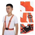 thumbnail image 4 of Sonew Yctze Reflective Vest Running Equipment ， Reflective Vest Adjustable Elastic Safety Vest Strap For Running Cycling Jogging, 4 of 8