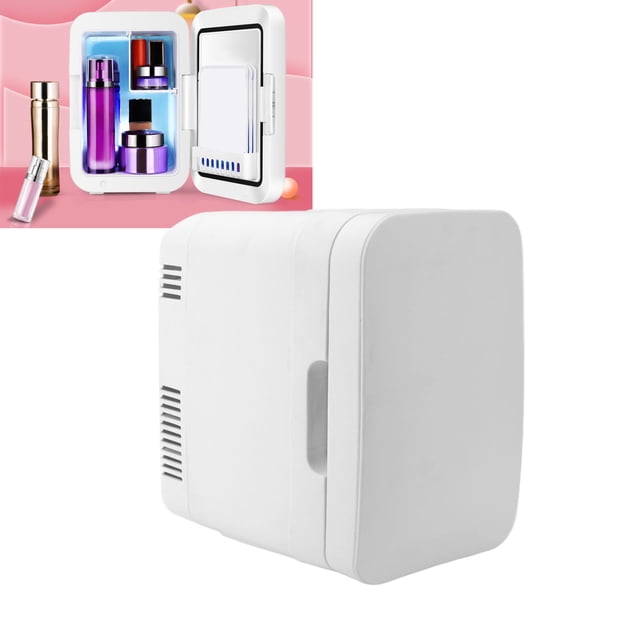 Compact Makeup Refrigerator, High Efficient Mini Fridge Low Noise Portable for Car