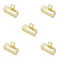 thumbnail image 2 of maskred Fashion Claw Clips Large Simple Style Handy Simple Style Sturdy Exquisite Accessories Barrettes for Women Gold/Rectangle 5Set, 2 of 6