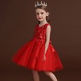 thumbnail image 1 of Robe Jupe Imprimée d'Été pour Filles, Robe Bouffante, Vêtements pour Enfants, Robes pour Filles Taille 10-12, Beige, Robes de Noël pour Filles Taille 10-12, Rouge, Robes pour Filles Taille 5, Robes de Noël Élégantes pour Filles, 1 of 3