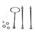 thumbnail image 2 of jifeng Cake Plate Stand Handle Heavy Duty Hardware Rod for Daily Use Party Birthday silvery, 2 of 9