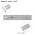 thumbnail image 2 of Unique Bargains 3pcs Stainless Steel Rulers with Non-Skid Backing 15cm/6' Inch and Metric Metal Ruler, 2 of 6