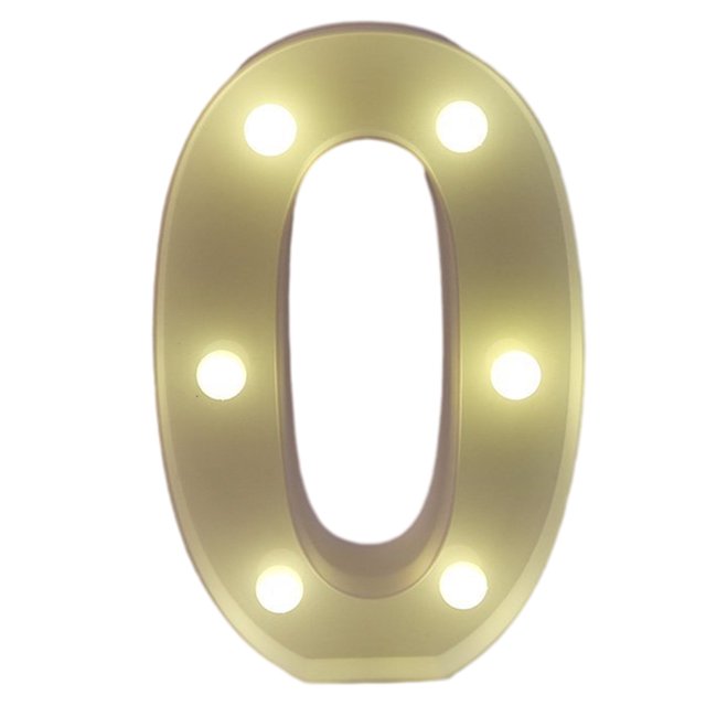 TopLLC Light Up Letters , LED Letters Lights Sign Alphabet And Number Big Lights Letter For Party Birthday Bar Battery Powered Christmas Decor Letter Lights on Clearance