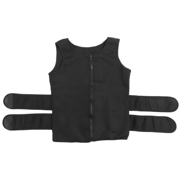 Gilet de Sport Gainant Protecteur en Néoprène pour l'Entraînement de la Taille, Gilet de Sauna pour la Taille, Gilet d'Entraînement de la Taille avec Fermeture Éclair pour Hommes, Sport de Mise en Forme