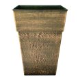 thumbnail image 1 of The HC Companies Avino 16 Inch Square Resin Flower Planter Pot, Celtic Bronze, 1 of 7