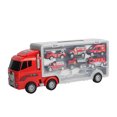 thumbnail image 1 of Fire Engine Engineering Truck Vehicle Storage Container Truck Fire Engine Engineering Truck Vehicle Alloy Pull Back Car Toy For Kids Christmas Gift, 1 of 7