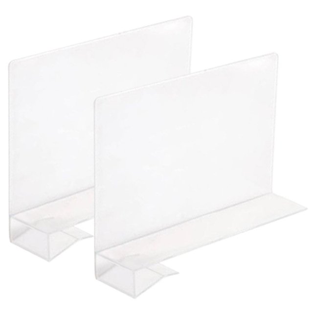 2pcs Kitchen Cabinet Shelves Separator Durable Closet Divider Board for Home Sorting and Organizing Tools