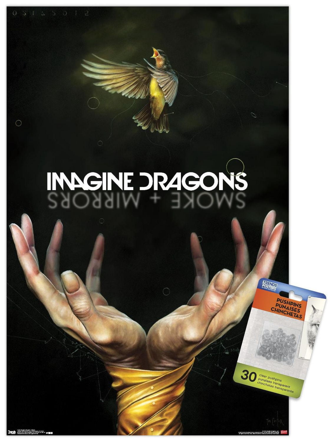 Imagine Dragons - Smoke Wall Poster, 22.375" x 34"