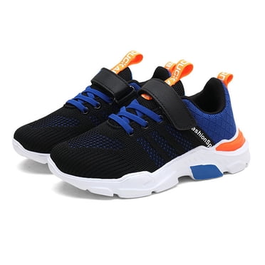 TBWNWG Espadrilles en Maille Respirante pour Garçons, Chaussures de Sport Légères pour l'Intérieur et l'Extérieur, Entraînement, Tennis, Course, Jeu, Tailles 4-4.5