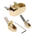 thumbnail image 1 of 3x Brass plane Violin making luthier tool woodworking thumb plane Golden, 1 of 1