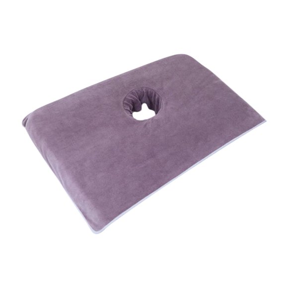 Xuanheng Massage Table Face Hole Towel Lightweight Comfortable Polyester Beauty Towel pink