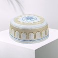 thumbnail image 4 of Esquirla Mens Prayer Hat Embroidery Yellow, 4 of 8