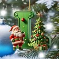 thumbnail image 4 of Nilvkv 26 Letters Christmas Tree Decoration Pendant Christmas Tree Ornaments Personalized DIY Christmas Ornaments Christmas Decoration Xmas Tree Hanging Decor Feature, 4 of 6