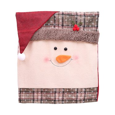 XZNGL Christmas Decorations Christmas Chair Covers Kitchen Table Embroidered Chair Covers Christmas Holiday Home Decoration