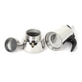 thumbnail image 3 of Stainless Steel Espresso Stove Top Coffee Maker kettle percolator pot Italian Percolator Pot, 3 of 9