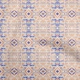 thumbnail image 1 of oneOone Velvet Orange Fabric Tribal Sewing Craft Projects Fabric Prints By Yard 58 Inch Wide, 1 of 5