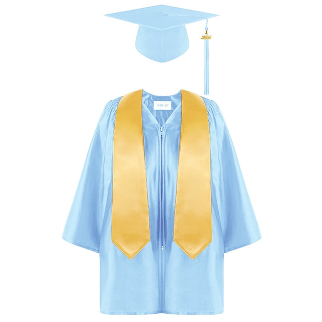 fastboy Graduation Cap And Gown Set For Boys And Girls Kindergarten Graduations Kids Graduation Gown Cap Set E