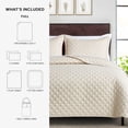 thumbnail image 3 of Mainstays All in One Lightweight Quilt Set and Sheet Set -7 Piece, Full, Beige, 3 of 14