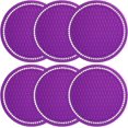 thumbnail image 1 of ORUYROP PinePoem Car Cup Holder Coaster with Bling Crystal Rhinestone, 6 Pack Universal Auto Anti Slip Cup Holder Insert Coaster, Car Interior Accessories 2.75in, 1 of 6