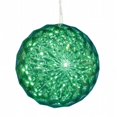 thumbnail image 1 of Vickerman X106604 30 Light x 6 in. LED Green Crystal Ball Outdoor, 1 of 1