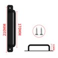 thumbnail image 1 of Poignée de Porte de Grange en Aluminium Poignée de Porte Coulissante Matériel de Cuisine Poignée, 1 of 6