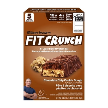 FitCrunch Pâte à biscuits avec pépites de chocolat&nbsp;5X46