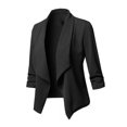 thumbnail image 4 of Pompotops Cardigan Ouvert Décontracté Uni pour Femmes à Manches Longues Veste Manteau, 4 of 6
